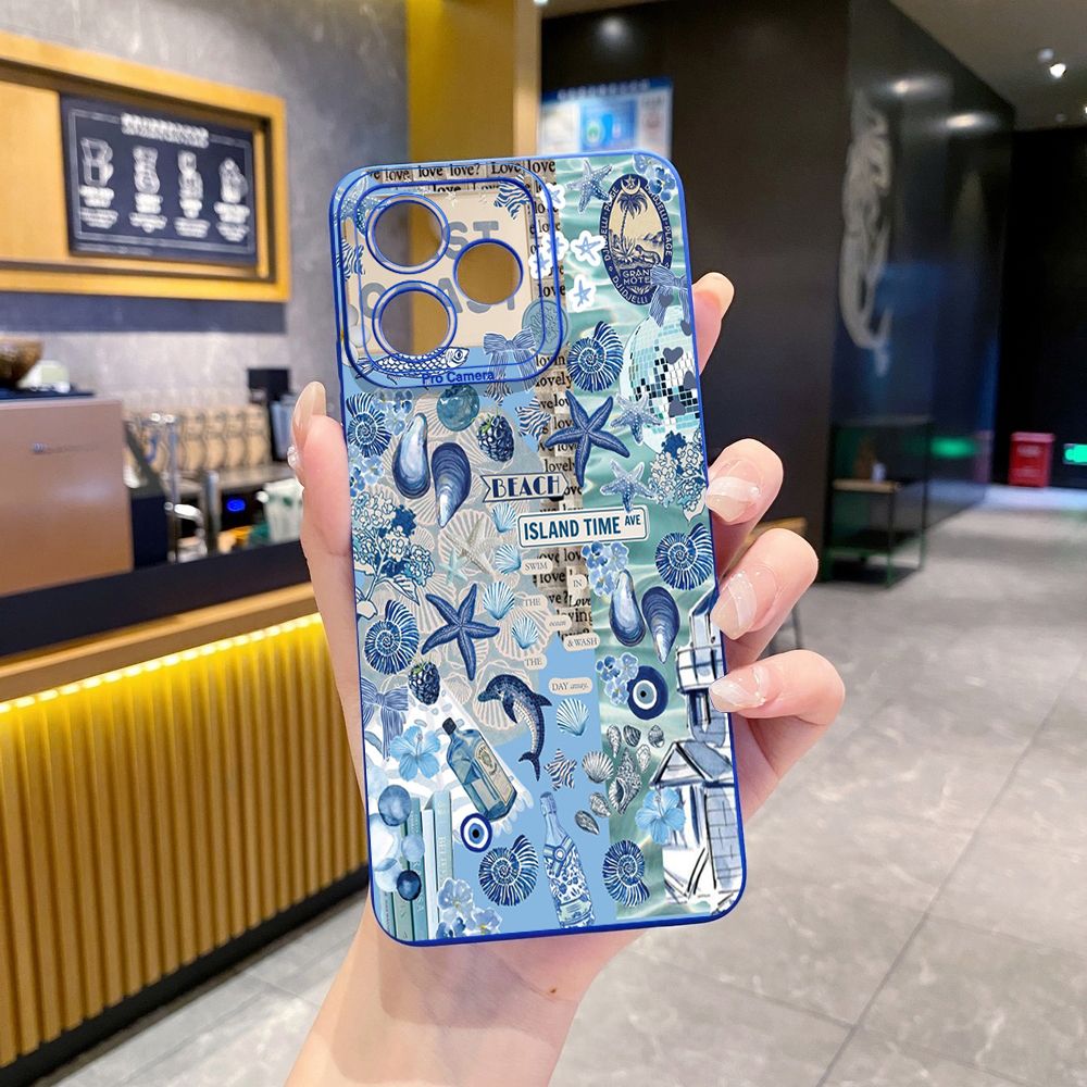 For Realme C61 C63 C65 C67 C53 C51 Note 50 60 C21 C33 C30 C35 C11 2021 C12 C15 C21Y C25Y Realme 12 13 Love Heart Crystal Shell  Full Protective Case Anti Drop Cover