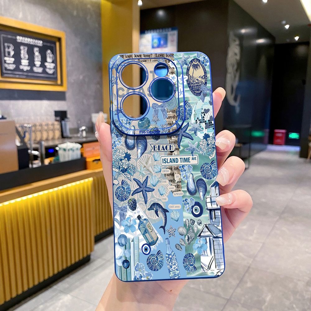 For Infinix Hot 50i 40i 40 Pro Note 12 G96 30 Hot 20 Play 12i 30i 20i 10S 11 Play 11S 10i Smart 8 9 5 Love Heart Crystal Shell  Full Protective Case Anti Drop Cover