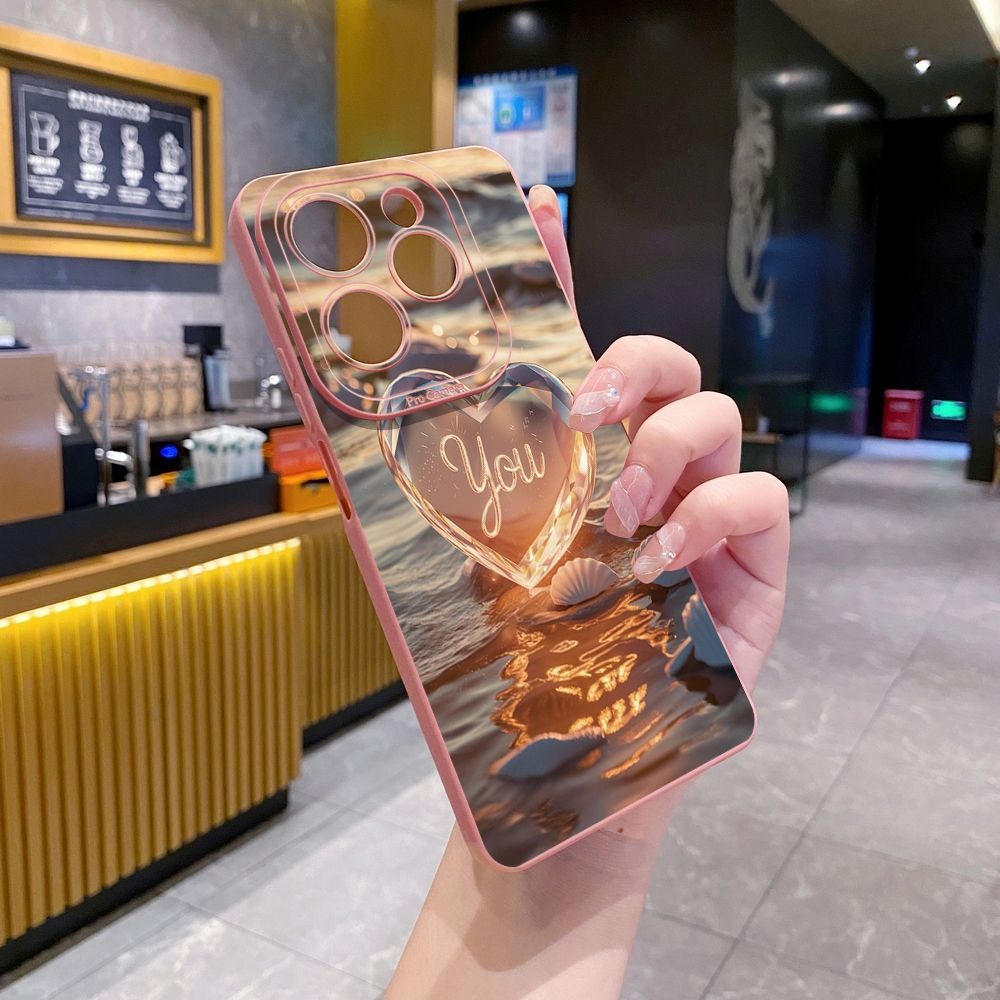 For Infinix Hot 50i 40i 40 Pro Note 12 G96 30 Hot 20 Play 12i 30i 20i 10S 11 Play 11S 10i Smart 8 9 5 Love Heart Crystal Shell  Full Protective Case Anti Drop Cover
