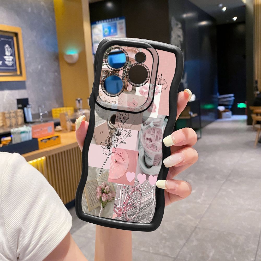 For Tecno Camon 19 Pro NEO 20 30 POP 6 GO 7 Spark GO 2023 8C 9 10 Pro 20C With God all things are Possible Wave Frame Phone Case Anti Drop Cover