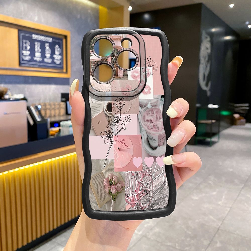 For Tecno Camon 19 Pro NEO 20 30 POP 6 GO 7 Spark GO 2023 8C 9 10 Pro 20C With God all things are Possible Wave Frame Phone Case Anti Drop Cover
