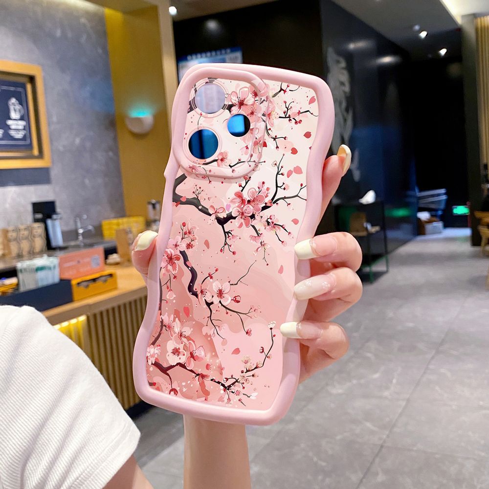 For Motorola MOTO E13 G13 G23 G30 G20 G10 G54 G64 Vintage Flower Retro Wave Frame Phone Case Anti Drop Cover