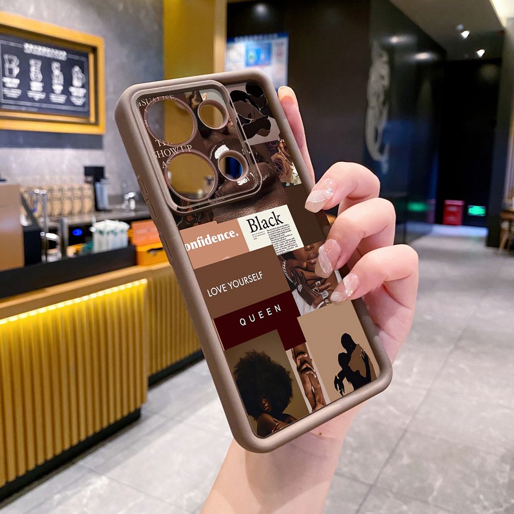 for Xiaomi Redmi Note 13 Pro 5G 12S 4G 12 Turbo 11S 13C 12C Cute Coffee Cat Full Protective Phone Case Anti Drop Cover