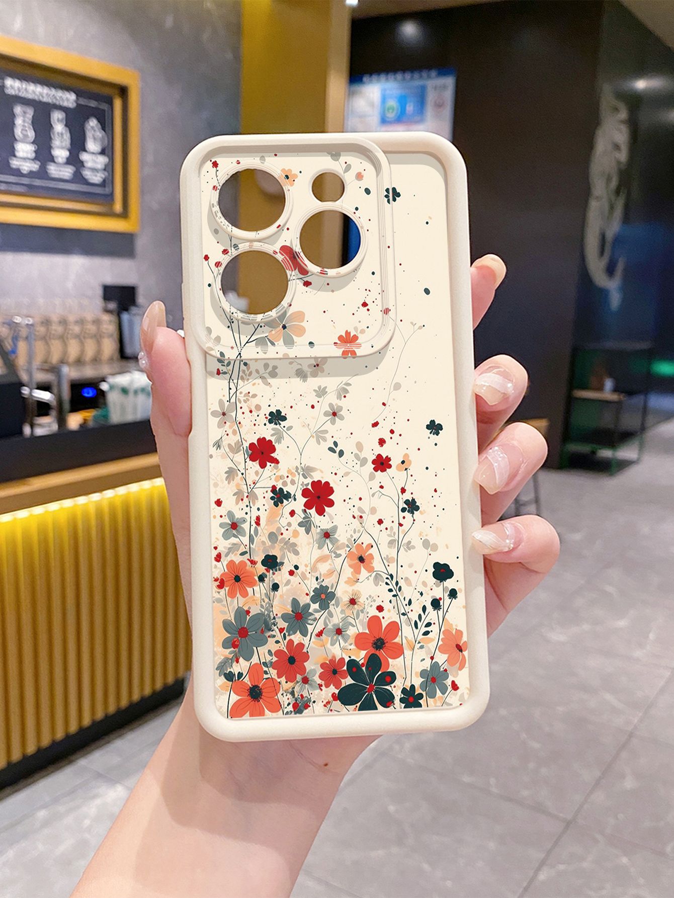for Infinix Hot 40i 40 Pro 30 Play Note 30 Smart 8 Mushroon Floral Full Protective Phone Case Anti Drop Cover