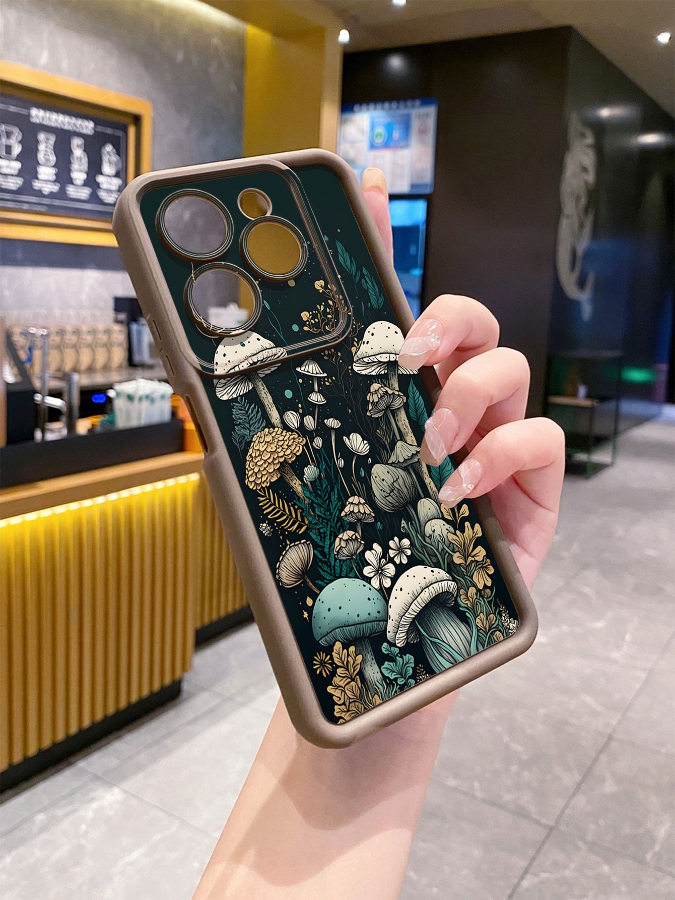 for Infinix Hot 40i 40 Pro 30 Play Note 30 Smart 8 Mushroon Floral Full Protective Phone Case Anti Drop Cover