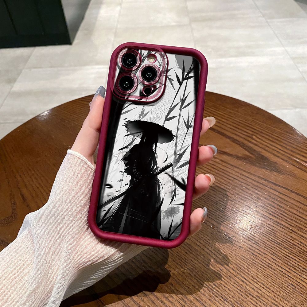 for iPhone 15 Pro Max 14 Plus 13 12 11 XR 8 7 SE 2022 XS Dragon Pattern Sword Full Protective Phone Case Anti Drop Cover