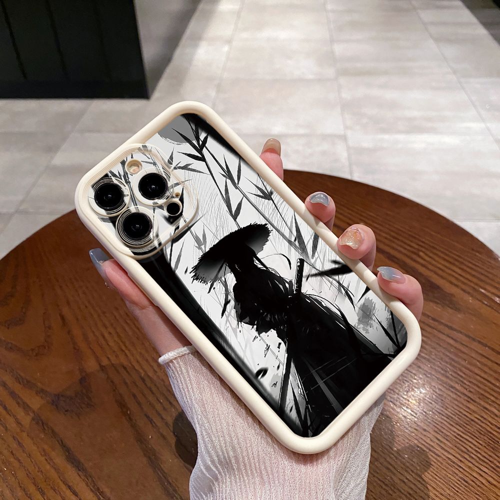 for iPhone 15 Pro Max 14 Plus 13 12 11 XR 8 7 SE 2022 XS Dragon Pattern Sword Full Protective Phone Case Anti Drop Cover