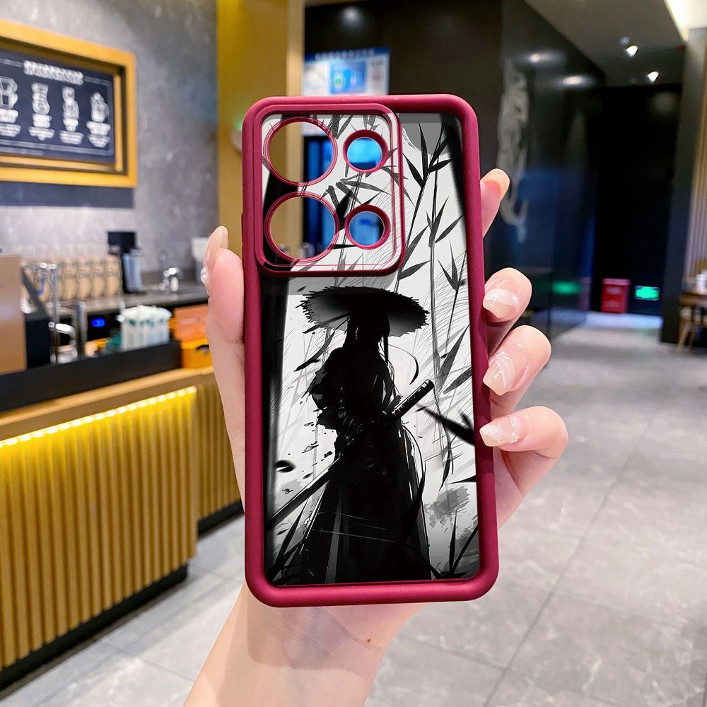 for Xiaomi Redmi Note 13 Pro 5G 12S 4G 12 Turbo 11S 13C 12C Dragon Pattern Sword Full Protective Phone Case Anti Drop Cover