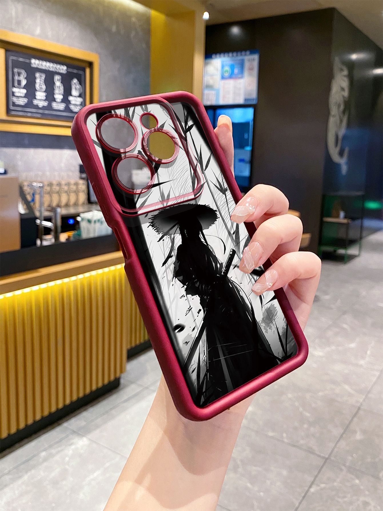 for Infinix Hot 40i 40 Pro 30 Play Note 30 Smart 8 Dragon Pattern Sword Full Protective Phone Case Anti Drop Cover