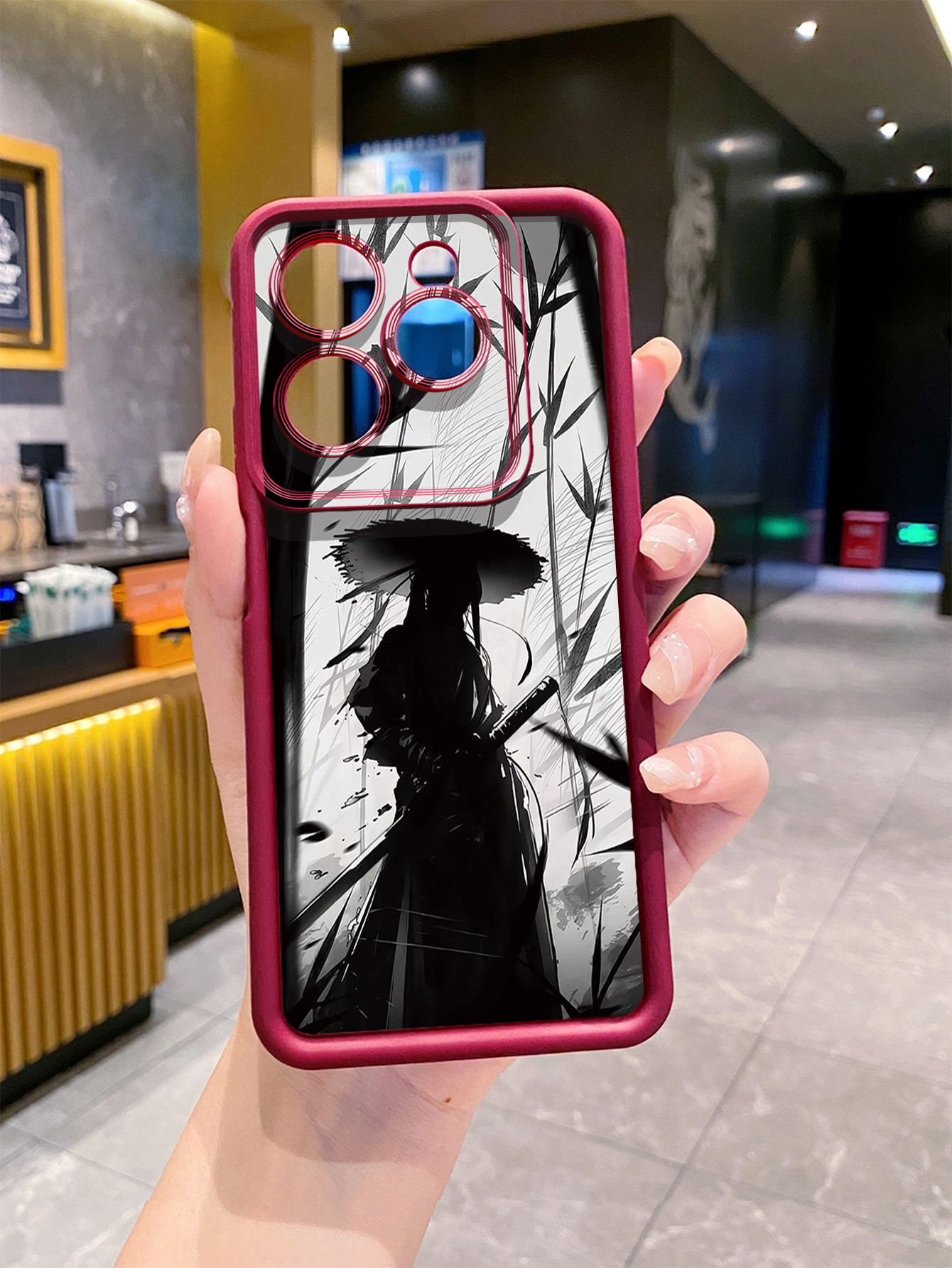 for Infinix Hot 40i 40 Pro 30 Play Note 30 Smart 8 Dragon Pattern Sword Full Protective Phone Case Anti Drop Cover