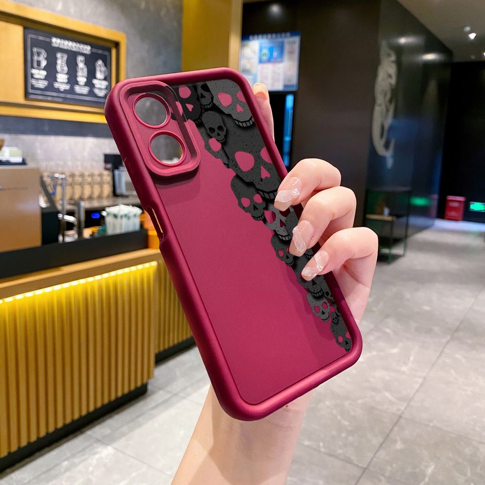 for OPPO A60 A18 A38 A17 A16 A57 A77 4G A59 A98 A78 A58 5G Golden Skeleton Full Protective Phone Case Anti Drop Cover