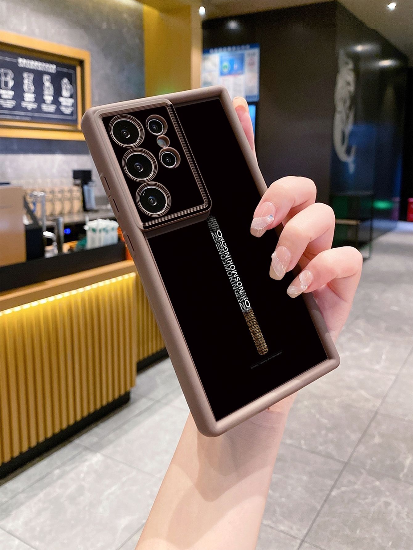 for Samsung Galaxy S24 S23 Ultra S22 Plus S21 FE S20 NO SMOKING Full Protective Phone Case Anti Drop Cover