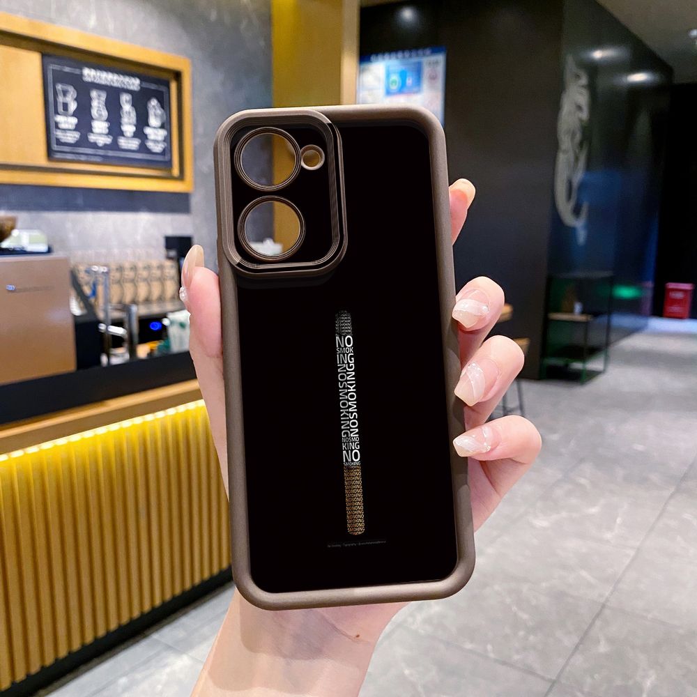 for VIVO Y17S Y27 T1X Y02S Y21S Y02 Y33S Y12S Y18 Y38 NO SMOKING Full Protective Phone Case Anti Drop Cover