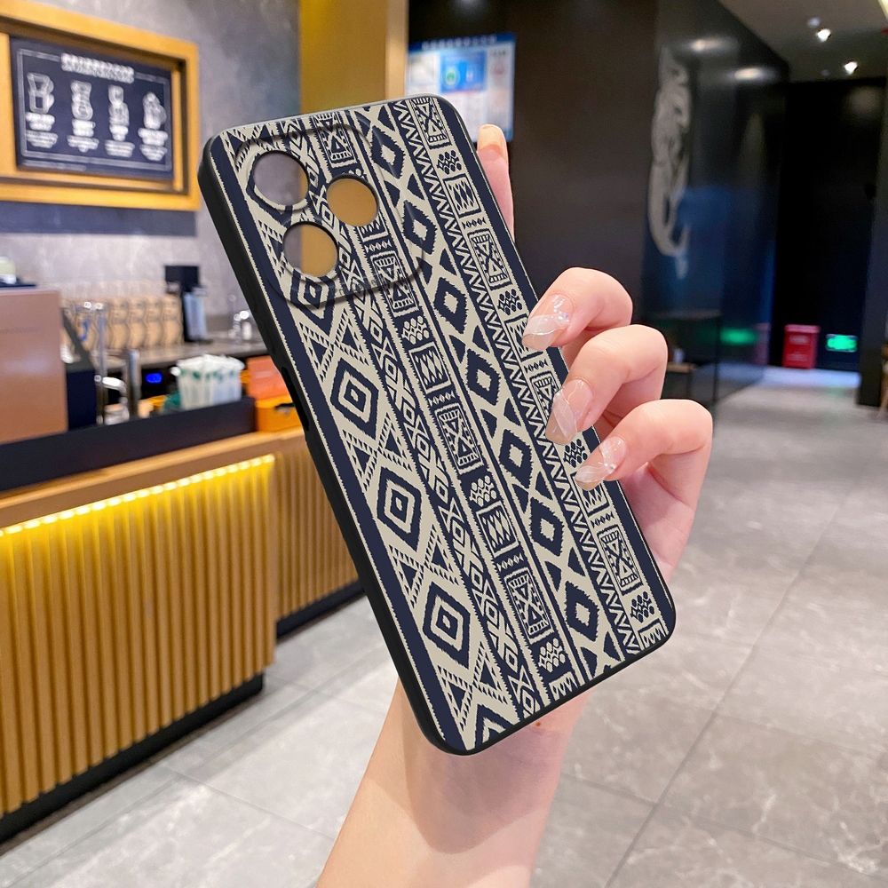 For Realme C61 C63 C65 C67 C53 C51 Note 50 60 C21 C33 C30 C35 C11 2021 C12 C15 C21Y C25Y Realme 12 13 Diamond Plaid Full Protective Case Anti Drop Cover
