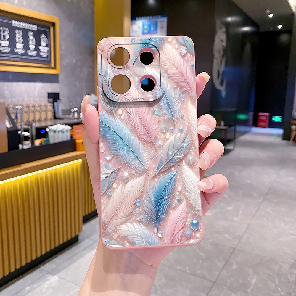 For Xiaomi Redmi Note 13 12 Pro 5G 12S 11S 13C A1 10 Pro 4G 10S Redmi 10C 9C Luxury Beauty Leaves Full Protective Case Anti Drop Cover