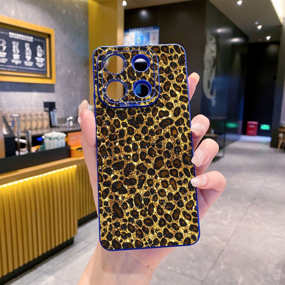For Xiaomi Redmi Note 13 12 Pro 5G 12S 11S 13C A1 10 Pro 4G 10S Redmi 10C 9C Luxury Leopard Full Protective Case Anti Drop Cover