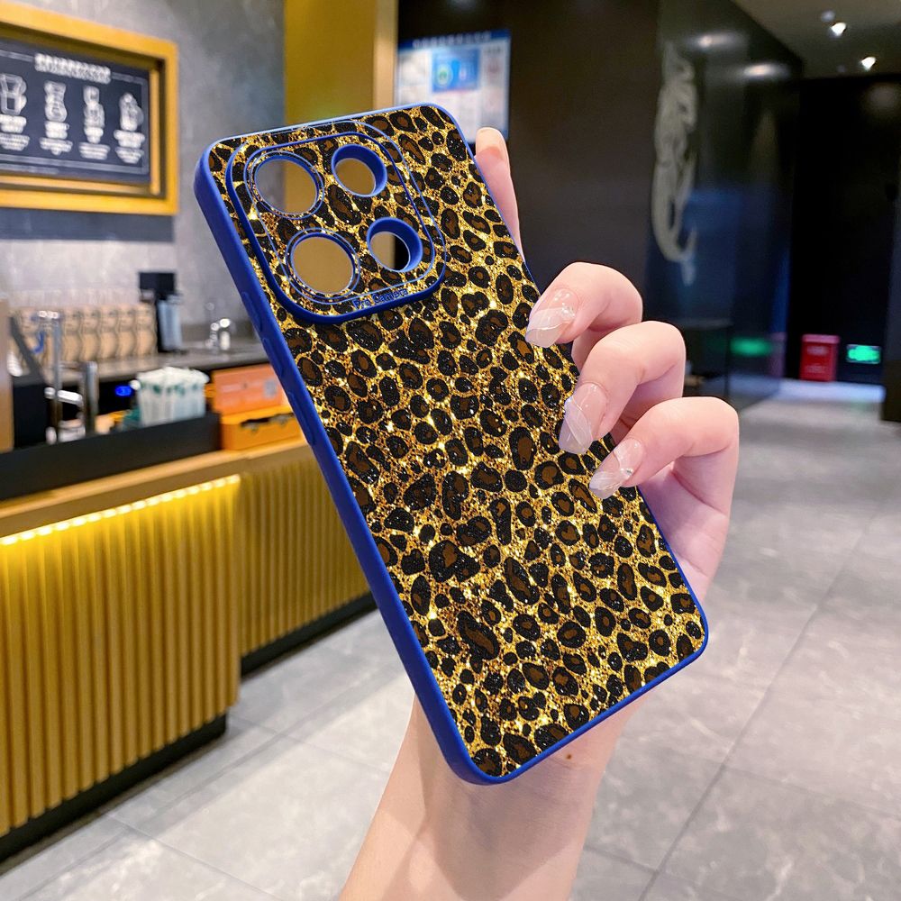 For Xiaomi Redmi Note 13 12 Pro 5G 12S 11S 13C A1 10 Pro 4G 10S Redmi 10C 9C Luxury Leopard Full Protective Case Anti Drop Cover