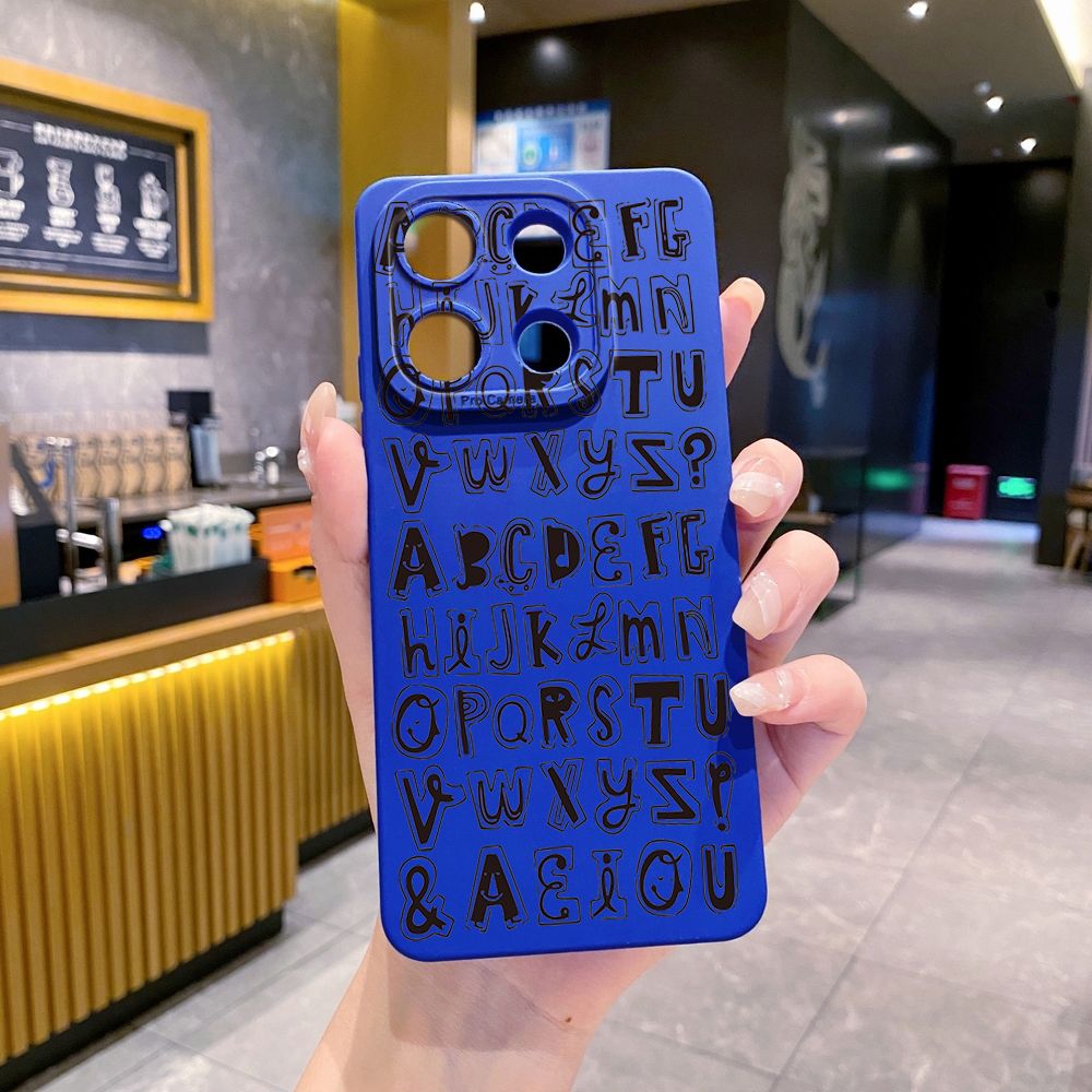 For Xiaomi Redmi Note 13 12 Pro 5G 12S 11S 13C A1 10 Pro 4G 10S Redmi 10C 9C Love Letters Full Protective Case Anti Drop Cover