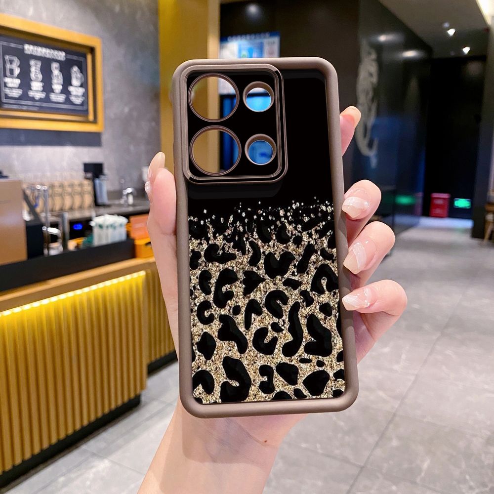 for Xiaomi Redmi Note 13 Pro 5G 12S 4G 12 Turbo 11S 13C 12C Gradient Leopard Full Protective Phone Case Anti Drop Cover
