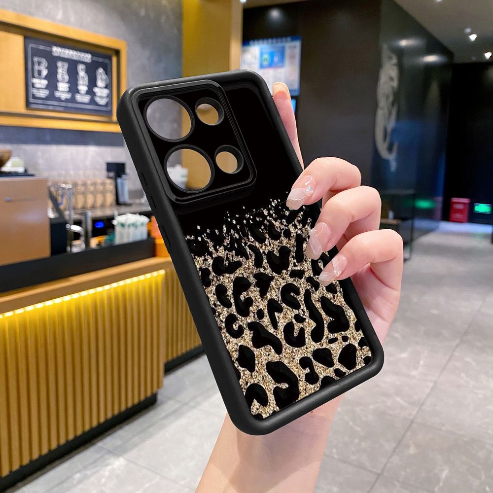 for Xiaomi Redmi Note 13 Pro 5G 12S 4G 12 Turbo 11S 13C 12C Gradient Leopard Full Protective Phone Case Anti Drop Cover