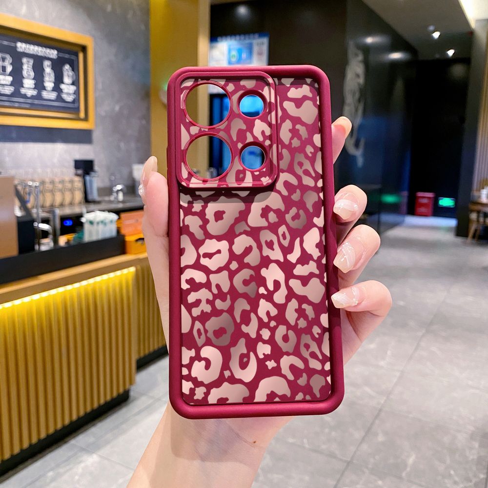 for Xiaomi Redmi Note 13 Pro 5G 12S 4G 12 Turbo 11S 13C 12C Gradient Leopard Full Protective Phone Case Anti Drop Cover