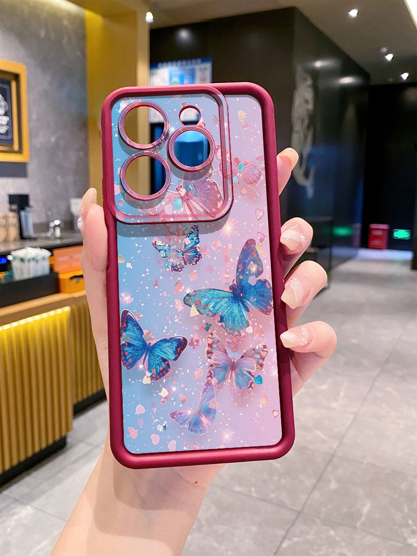 for Infinix Hot 40i 40 Pro 30 Play Note 30 Smart 8 Luxury Butterfly Full Protective Phone Case Anti Drop Cover