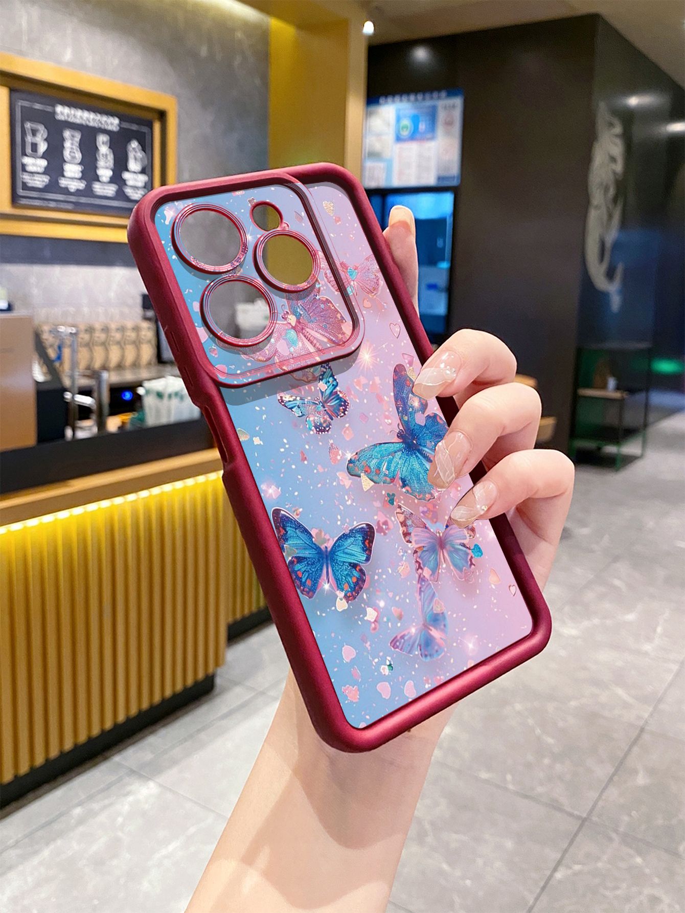 for Infinix Hot 40i 40 Pro 30 Play Note 30 Smart 8 Luxury Butterfly Full Protective Phone Case Anti Drop Cover