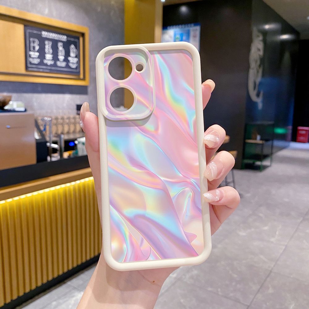 for VIVO Y17S Y27 T1X Y02S Y21S Y02 Y33S Y12S Y18 Y38 Graient Color Luxury Full Protective Phone Case Anti Drop Cover