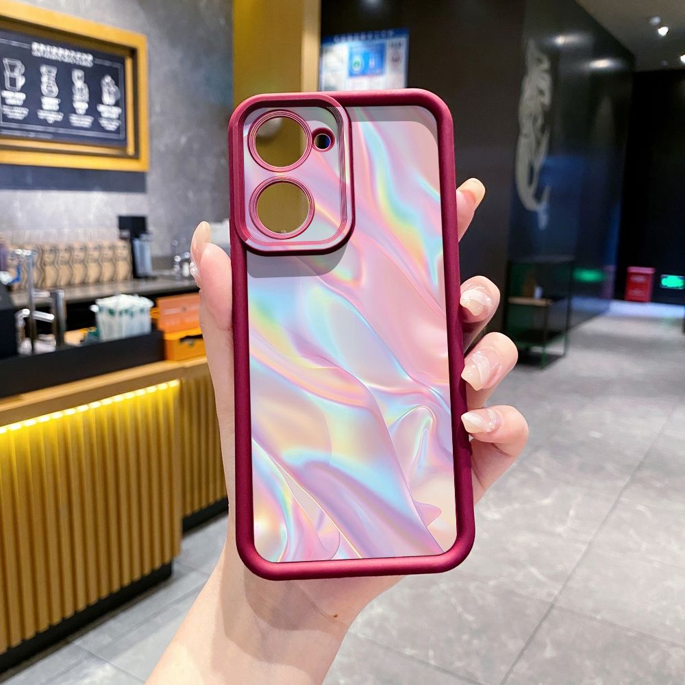 for VIVO Y17S Y27 T1X Y02S Y21S Y02 Y33S Y12S Y18 Y38 Graient Color Luxury Full Protective Phone Case Anti Drop Cover