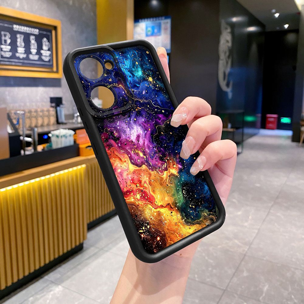 for VIVO Y17S Y27 T1X Y02S Y21S Y02 Y33S Y12S Y18 Y38 Graient Color Luxury Full Protective Phone Case Anti Drop Cover