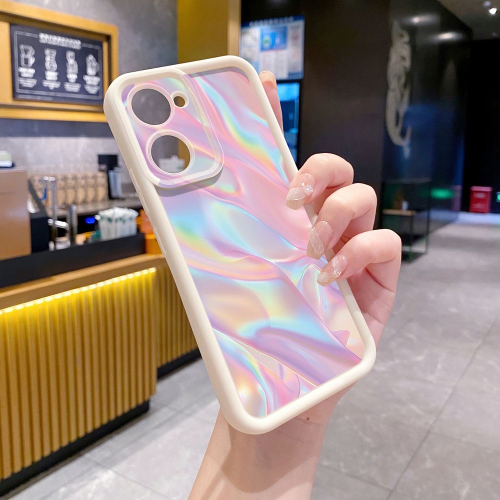 for VIVO Y17S Y27 T1X Y02S Y21S Y02 Y33S Y12S Y18 Y38 Graient Color Luxury Full Protective Phone Case Anti Drop Cover
