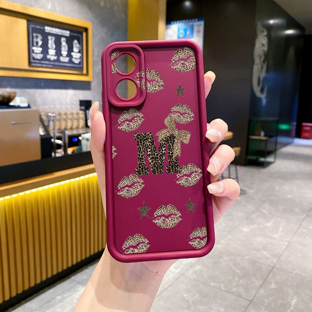 for OPPO A60 A18 A38 A17 A16 A57 A77 4G A59 A98 A78 A58 5G Retry Leopard Full Protective Phone Case Anti Drop Cover