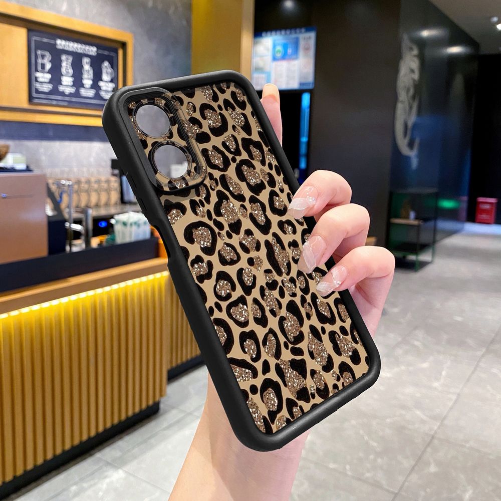 for OPPO A60 A18 A38 A17 A16 A57 A77 4G A59 A98 A78 A58 5G Retry Leopard Full Protective Phone Case Anti Drop Cover