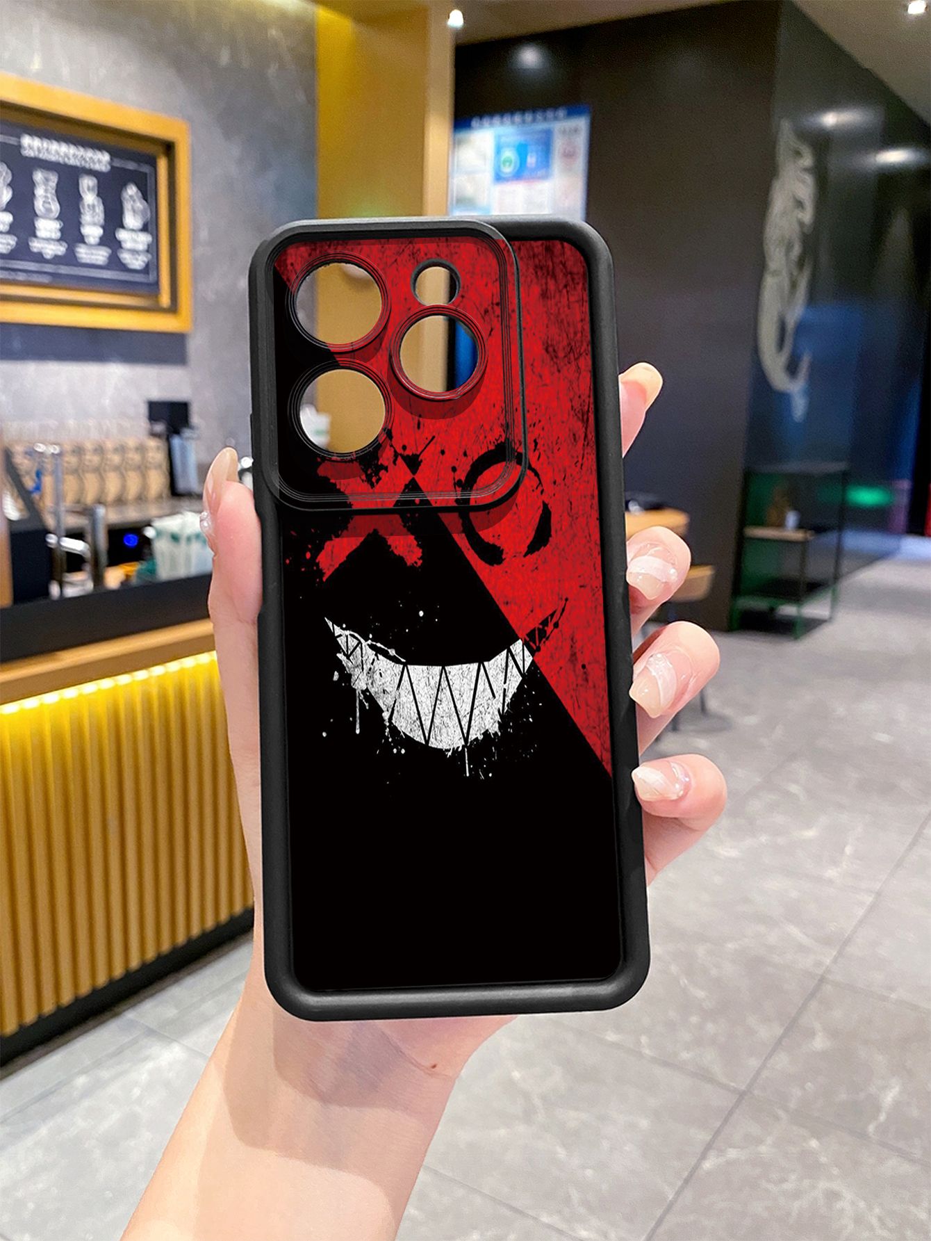 for Infinix Hot 40i 40 Pro 30 Play Note 30 Smart 8 Cute Evil Clown Full Protective Phone Case Anti Drop Cover