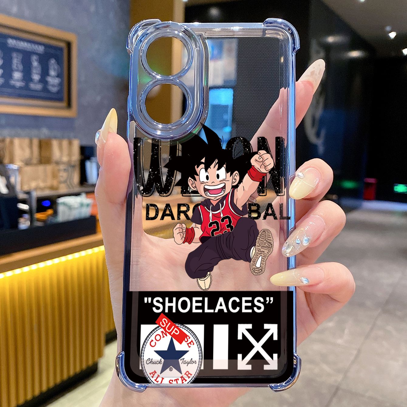 for OPPO A38 A5 Pro Realme C63 C51 C75 VIVO Plating Phone Case Shockproof Cover DragonBallWukong