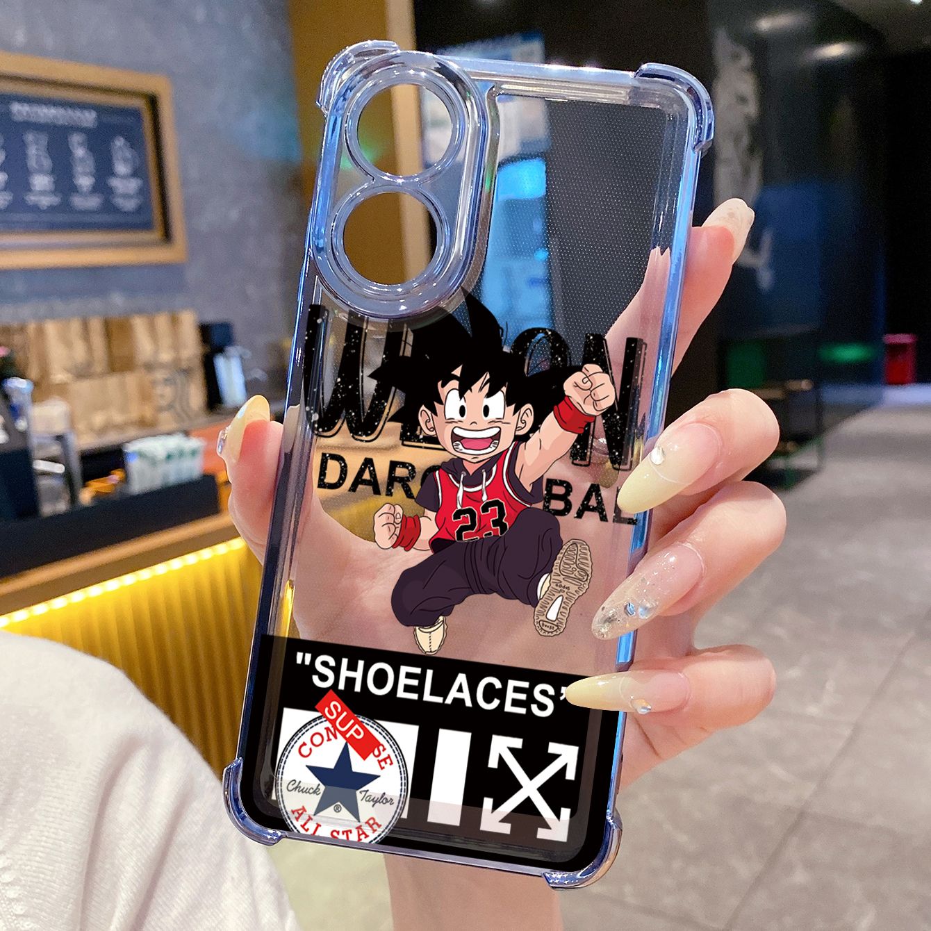 for OPPO A38 A5 Pro Realme C63 C51 C75 VIVO Plating Phone Case Shockproof Cover DragonBallWukong