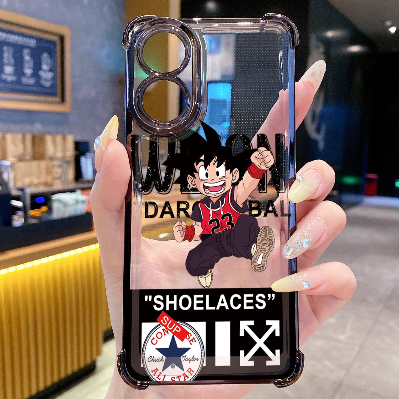 for OPPO A38 A5 Pro Realme C63 C51 C75 VIVO Plating Phone Case Shockproof Cover DragonBallWukong