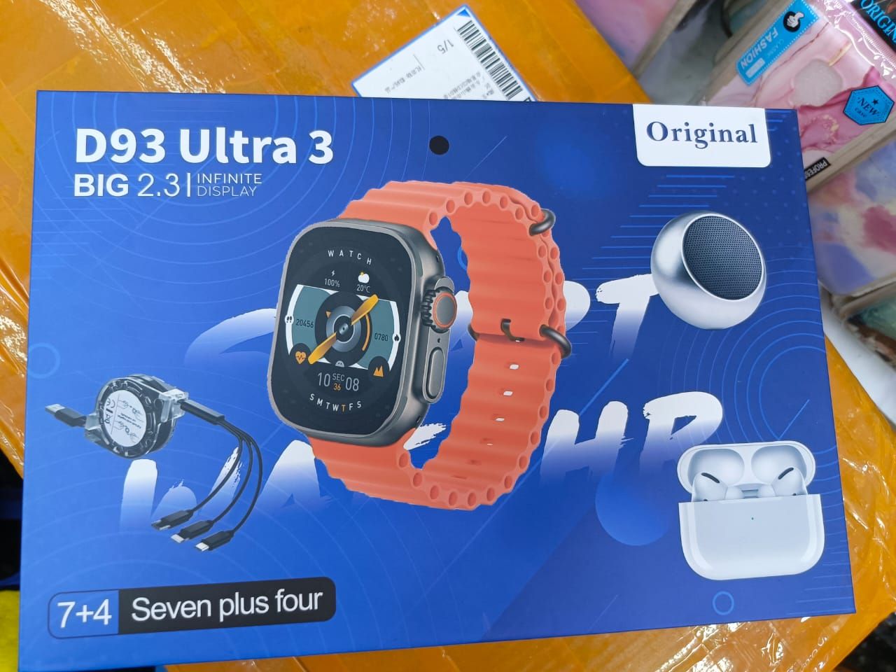 D93 Ultra 3 Smartwatch with big 2.3 inch display
