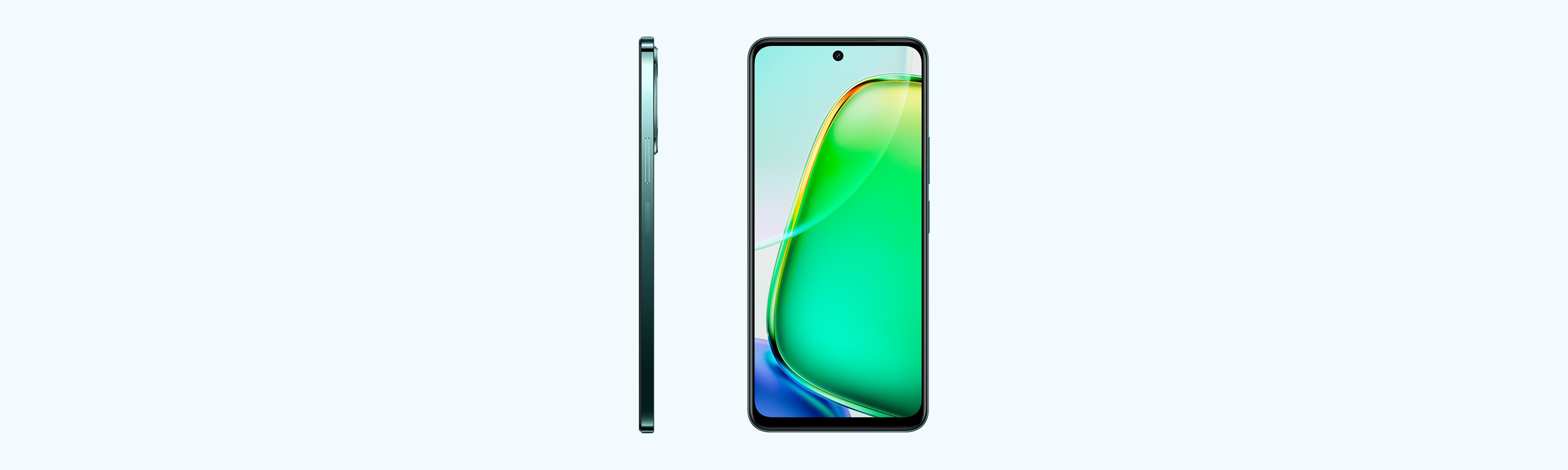 VIVO Y28 featuring a 6000 mAh long-life battery, HD 50MP+2MP cameras with dynamic light, up to 8 GB+8 GB Extended 256gb storage 6.68" 90Hz display android 14 funtouch 14 mediatek G85 50mp rear camera
