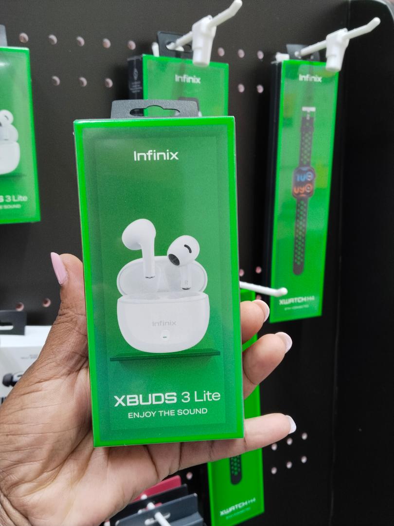 INFINIX XBUDS 3LITE,Semi-in-ear design, AI ENC clear voice call, signature and professional sound tuning,24hrs long play time one click quick pairing Bluetooth version 5.2