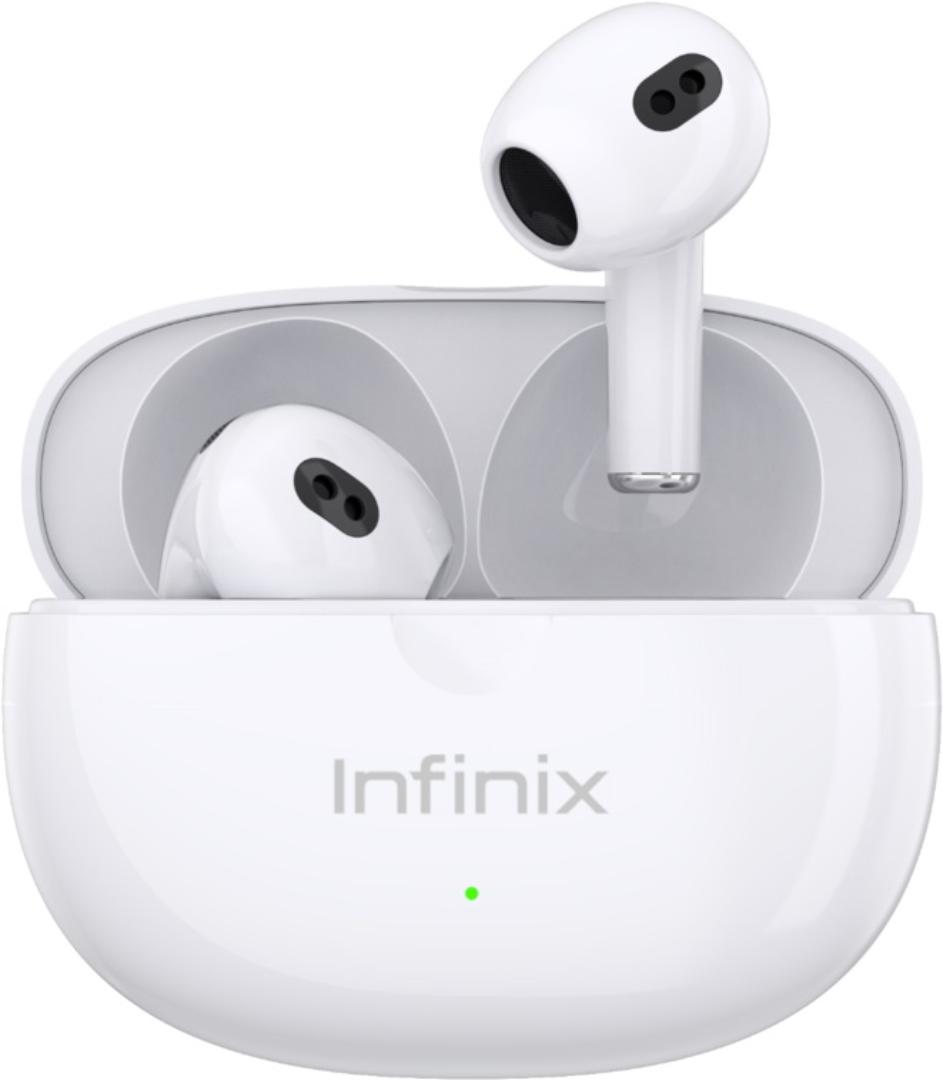 INFINIX XBUDS 3LITE,Semi-in-ear design, AI ENC clear voice call, signature and professional sound tuning,24hrs long play time one click quick pairing Bluetooth version 5.2