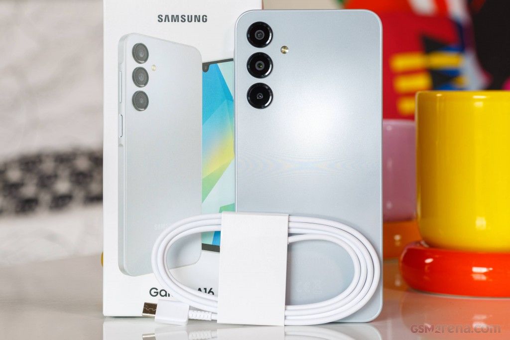 [Hot Deals] Samsung Galaxy A16 128GB+4GB 6.7" Super AMOLED Display 50MP Triple Camera Android 14 Mediatek Helio G99 5000mAh 25W Type-C Charge Smart Phones phone