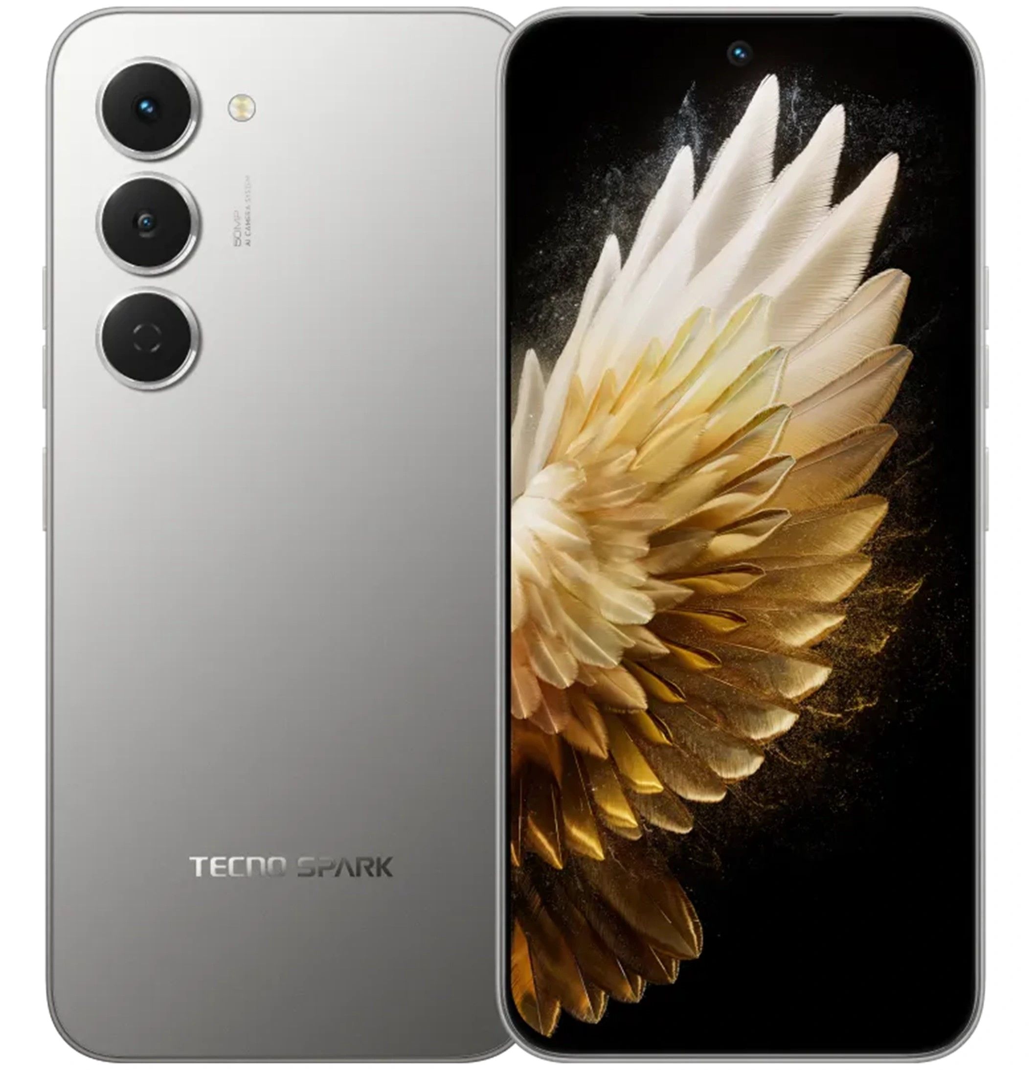 Tecno Spark 40 PRO, 6.78'' Display, 256GB Storage up to 16GB RAM(8 +8) (Dual Sim) 50MP, 5200 MAh And 1 YEAR WARRANTY