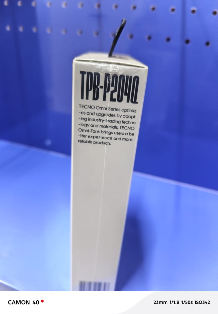 TECNO TPB-P204Q 20000mAh 22.5W OMNI-TANK POWER BANK WITH LED DISPLAY WITH TYPE C, LIGHTNING AND USB OUTPUT PORTS