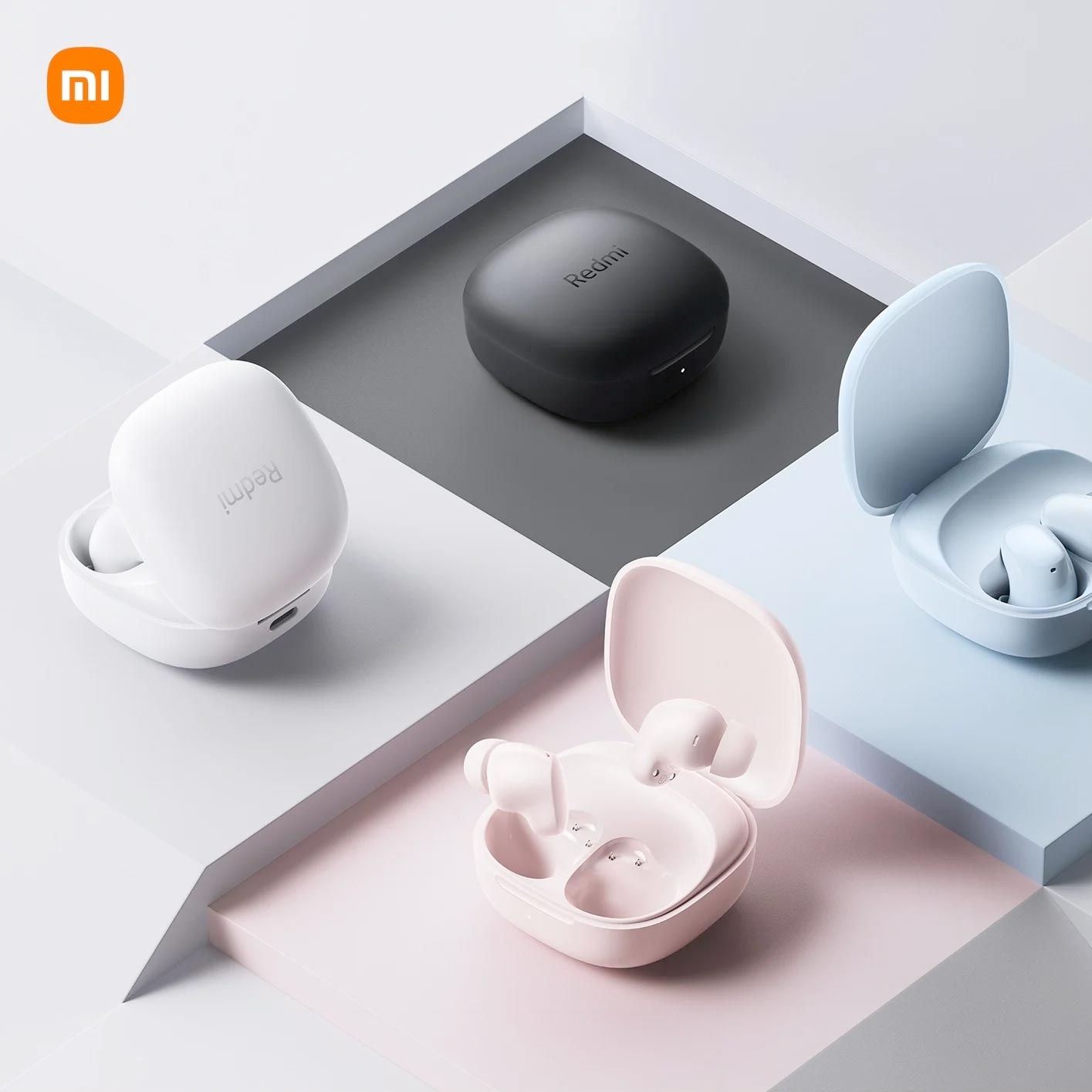XIAOMI Wireless Earphones, Redmi buds 6 Play, 36 Hours Playtime, AI Call Noise Reduction, Low Latency Model, Ultra Lightweight, Compatible with Google Fast Pair, Fast Charging, USB Type-C