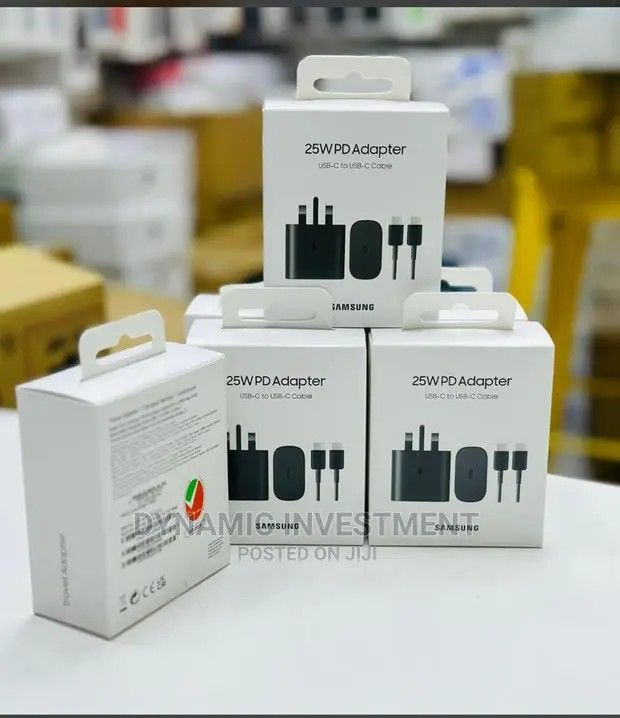 SAMSUNG SUPER FAST ADAPTER TYPE C, 25W USB C WALL CHARGER FAST CHARGING FOR GALAXY S25 ULTRA/S25/S25+/S24+/S24 ULTRA/S24/S24+/S23 ULTRA/S22 ULTRA/S21 AND ALL GALAXY A SERIES PHONES