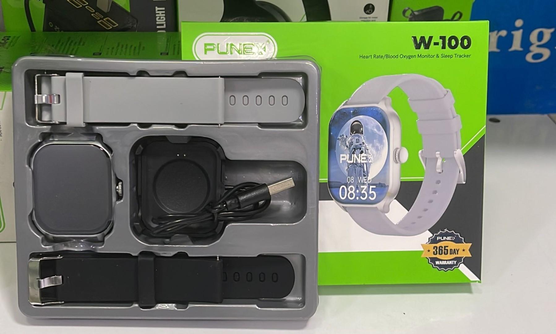 PUNEX SMART WATCH ,365days WARRANTY Bluetooth version 5.4 , measure blood oxygen level, receive calls 1 extra strap connection distance upto 10m