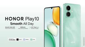 HONOR PLAY 10 ,4GB RAM 64GB Storage  6.74″ IPS display, Helio G81 chipset, 5000 mAh battery,android 15