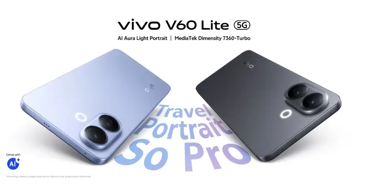 Vivo V60 5G , 6.77" 120Hz AMOLED DISPLAY 256GB ROM+12GB RAM 50MP+32MP CAMERA, 6500mAh BATTERY 90W FAST CHARGER  IP68/69 DUST AND WATER RESISTANCE, DUAL SIM SMARTPHONE