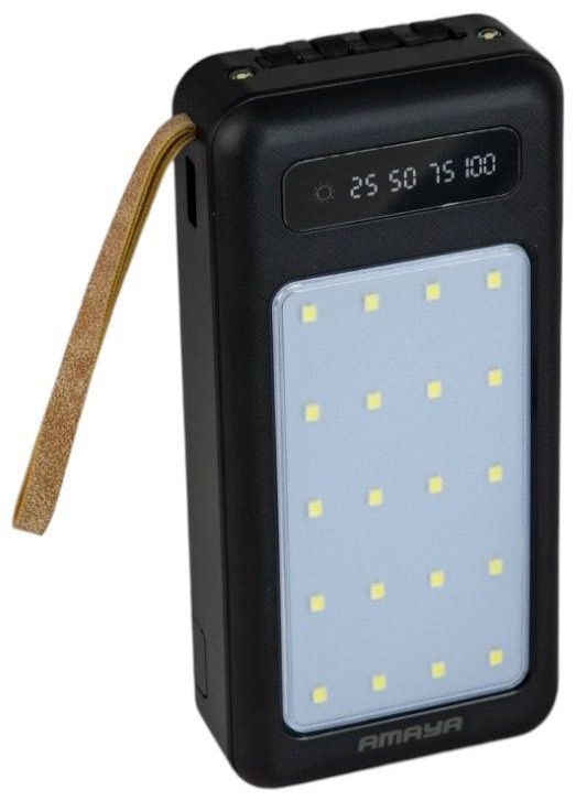 AMAYA APB-D27 20000mAh POWER BANK – LED LIGHT, DIGITAL DISPLAY, FAST CHARGING,WITH DETACHABLE 4-in-1 CABLE